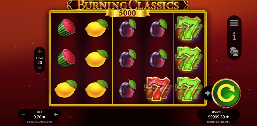 Burning Classics 5000 Gameplay