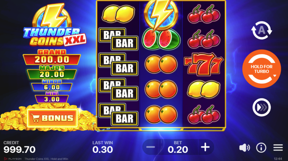 Thunder Coins XXL Gameplay